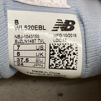 New Balance ニューバランス×earth アース コラボ スニーカー WL520EBL ブルー size24cm 瑞穂店