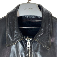 Schott ショット 152 USA製 ボアライナー付き シングル ライダースジャケット ブラック size40 瑞穂店