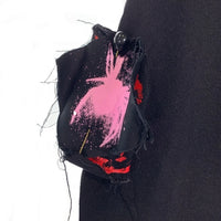 RAF SIMONS ラフシモンズ 20SS Oversized Hoodie オーバーサイズ プルオーバースウェットパーカー ブラック パッチ ピン 201-175 Size M 福生店