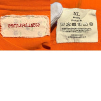 GENTLEFULLNESS ジェントルフルネス プリント ロングスリーブTシャツ オレンジ Size XL 福生店