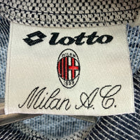 LOTTO ロット 90's ACミラン ポロシャツ 胸刺繍 グレー sizeXL 瑞穂店