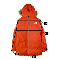 THE NORTH FACE ザ・ノースフェイス ND91807 GORE-TEX ANTARCTICA PARKA ダウンジャケット オレンジ sizeM※袖口・裾汚れあり 瑞穂店
