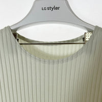 HOMME PLISSE ISSEY MIYAKE オムプリッセイッセイミヤケ HP38JK396 プリーツ ロングスリーブ Tシャツ ライトグレー size3 瑞穂店