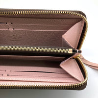 LOUIS VUITTON ルイヴィトン M61298 モノグラム ポルトフォイユ・クレマンス ローズ・バレリーヌ 長財布 ブラウン 瑞穂店
