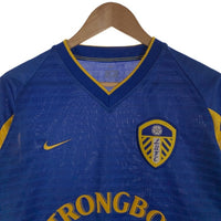 NIKE ナイキ LUFC STRONGBOW ロングスリーブ ゲームシャツ ブルー DRI-FIT Size M 福生店
