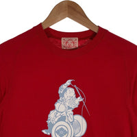 EVISU エヴィス BESPOKE INDIGO プリントTシャツ レッド Size 38 福生店