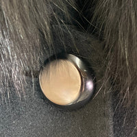 PURE CASHMERE ピュアカシミヤ カシミヤ100% フォックスファー ロングコート ブラック size9号 瑞穂店