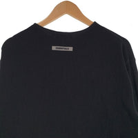 ESSENTIALS エッセンシャルズ ヘンリーネック サーマル ロングスリーブTシャツ ブラック オーバーサイズ Size S 福生店