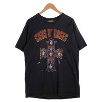 00's GUNS N' ROSES ガンズアンドローゼズ プリントTシャツ ブラック Hanes メキシコ製 2007コピーライト Size L 福生店