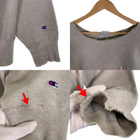 90's Champion チャンピオン リバースウィーブ プルオーバーパーカー グレー トリコ刺繡タグ USA製 Size XL 福生店