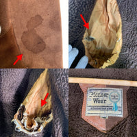 80’s Pioneer Wear パイオニアウェア ウエスタンヨーク スウェードレザージャケット ブラウン スナップボタン Size 36 福生店