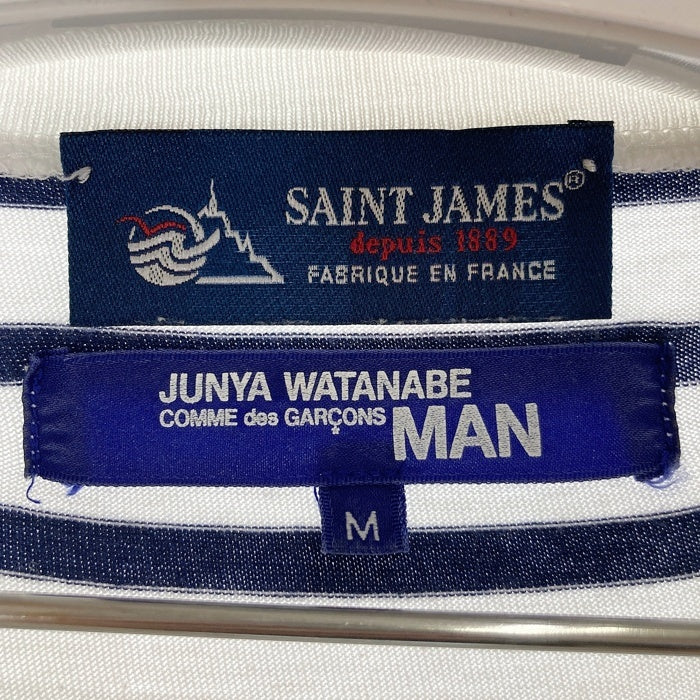 JUNYA WATANABE MAN パーカー 白x青(ボーダー) 2006524S0146 JUNYA WATANABE COMME des GARCONS MAN ジュンヤワタナベ
