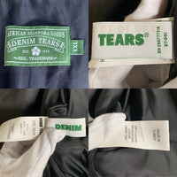 DENIM TEARS デニムティアーズ LAMB LEATHER JACKET ラムレザー ジャケット ブラック 2XL 福生店
