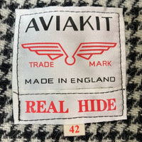 Lewis Leathers ルイスレザー 60T Tight Fit Corsair タイトフィット コルセア 千鳥格子裏地 ベージュジップテープ リアルハイド レザージャケット ブラック size42 瑞穂店