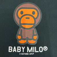 A BATHING APE アベイシングエイプ BABY MILO Tシャツ ブラック sizeL 瑞穂店