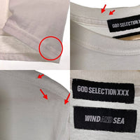 GOD SELECTION XXX ゴッドセレクショントリプルエックス WIND AND SEA ウィンダンシー プリントTシャツ 半袖 ホワイト Size M 福生店