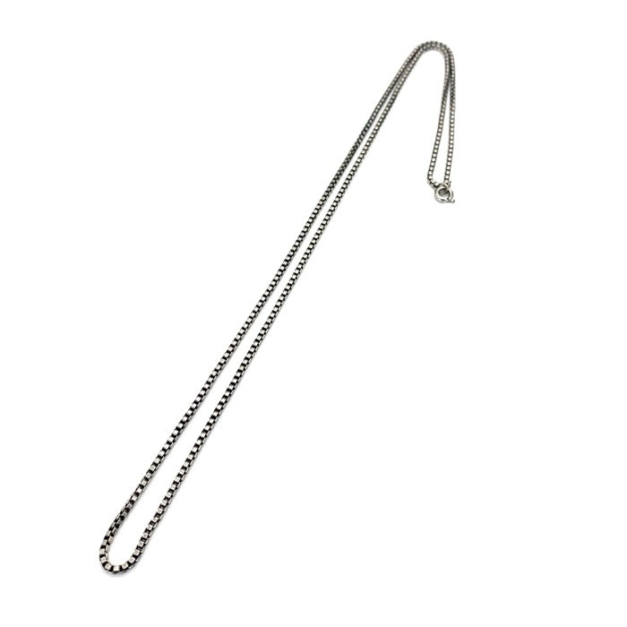 ノーブランド ベネチアンチェーンネックレス 刻印なし シルバー Size 60cm ノーブランド ベネチアンチェーンネックレス 刻印なし シルバー Size
