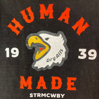 HUMAN MADE ヒューマンメイド イーグルロゴ デカロゴTシャツ ブラック sizeS 瑞穂店