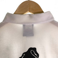 CORE FIGHTER コアファイター プリント 半袖ポロシャツ ホワイト Size M 福生店