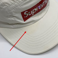 SUPREME シュプリーム 19SS Holographic Logo Camp Cap ホログラフィック ロゴ キャンプキャップ プリント ホワイト 福生店