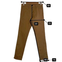 Carhartt WIP カーハートワークインプログレス SID PANT シドパンツ チノ スリムストレート ブラウン I003367.HZ Size 30×32 福生店