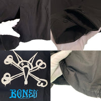 80's POWELL PERALTA パウエルペラルタ RAT BONES ラットボーンズ SWING TOP スイングトップ ジップアップ ジャケット ブラック USA製 Size M 福生店