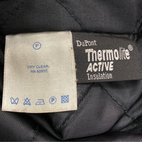 LAND'S END ランズエンド 90S キルティング チェック柄 ウールコート レッド sizeS 瑞穂店