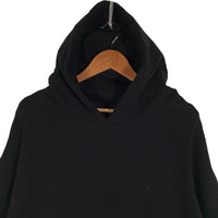 1piu1uguale3 ウノピュウノウグァーレトレ BIG LOGO PARKA バック発泡ロゴプリント プルオーバースウェットパーカー ブラック MRB500 Size V (5) 福生店