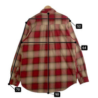 FIELD & STREAM フィールド アンド ストリーム 長袖 オンブレ チェック シャツ レッド Size XL-TALL 福生店