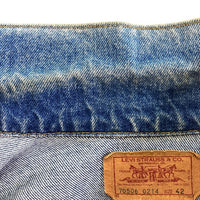 Levi’s リーバイス 70506-0214 USA製 ボタン裏523 トラッカージャケット Gジャン インディゴ size42 瑞穂店