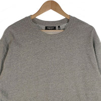 FOG ESSENTIALS エッセンシャルズ リフレクティブロゴプリント Tシャツ 裾 バックプリント グレー Size S 福生店