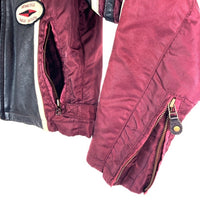 HARLEY DAVIDSON ハーレーダビッドソン 40320 レーシングジャケット ナイロンレザー切替 パープル ブラック sizeM 瑞穂店