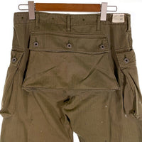 U.S. ARNY 米軍 TROUSER ARMY COMBAT UNIFORM M-44 モンキーパンツ オリーブ Size ウエスト 34 福生店