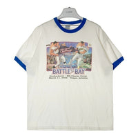 GILDAN ギルダン 2006年 Battle of the Bay ベイブリッジシリーズ MSチャリティー リンガーTシャツ ホワイト sizeL 瑞穂店