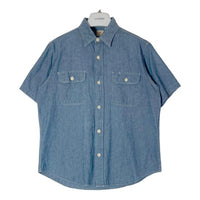 SUGAR CANE シュガーケーン シャンブレー 半袖ワークシャツ インディゴ sizeL 瑞穂店
