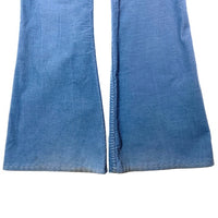 Levi’s リーバイス USA製 ボタン裏83 ホワイトタブ ベルボトム コーデュロイパンツ ライトブルー size- 瑞穂店