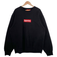 SUPREME シュプリーム 22AW Box Logo Crew Neck ボックス クルーネック スウェット ブラック カナダ製 Size XL 福生店