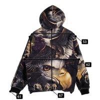 SUPREME シュプリーム 21SS Eagle Hooded Work Jacket イーグル フーデッド ワークジャケット パーカー ブラック Size M 福生店