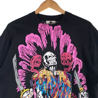 Warren Lotas ウォーレンロータス DEATH LIFE EYES THE DEMON EXECUTIONER スカル プリントTシャツ ブラック Size M 福生店