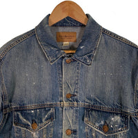 DENIM&SUPPLY RALPH LAUREN デニム&サプライ ラルフローレン デニムトラッカージャケット USED/ペンキ加工 インディゴ Size L 福生店