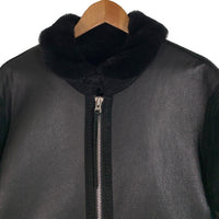 NEIGHBORHOOD ネイバーフッド 19AW B-3 M-JKT フライトジャケット リアルムートン 羊革 ブラック 192SZNH-JKM01 Size XL 福生店