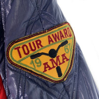 Indian Motorcycle インディアンモーターサイクル キルティング レーシングジャケット ワッペン レッド ネイビー 東洋 IM11470 Size 40 福生店