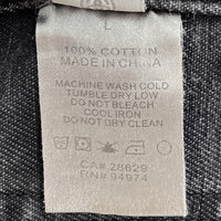 STUSSY ステューシー デニム スナップボタン カバーオール グレー sizeL 瑞穂店