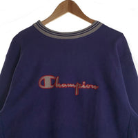 90's Champion チャンピオン REVERSE WEAVE リバースウィーブ クルーネック スウェット パープル USA製 Size X-LARGE 福生店