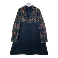 COMME des GARCONS HOMME PLUS コムデギャルソンオムプリュス PJ-C012 AD2012 フラワーレース チェック柄 コート ブラック sizeS 瑞穂店