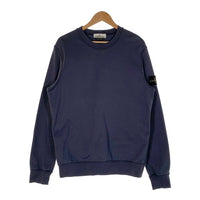 STONE ISLAND ストーンアイランド Crew Sweat クルーネックスウェットトレーナー ネイビー 袖ワッペン 741563051 Size L 福生店
