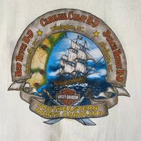 00's~ HARLEY-DAVIDSON ハーレーダビッドソン バー&シールド プリント Tシャツ ホワイト 2009コピーライト Size XL 福生店
