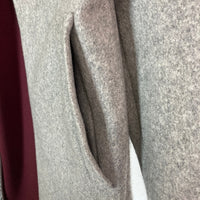 ADORE アドーア 531-5252124 ウール ノーカラー コート グレー size38 瑞穂店