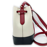 LAUREN RALPH LAUREN ローレンラルフローレン 巾着 ショルダーバッグ レザー ホワイト 瑞穂店