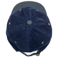 SUPREME シュプリーム Classic Logo Corduroy 6-Panel クラシックロゴ コーデュロイ 6パネルキャップ ネイビー ブラック 福生店
